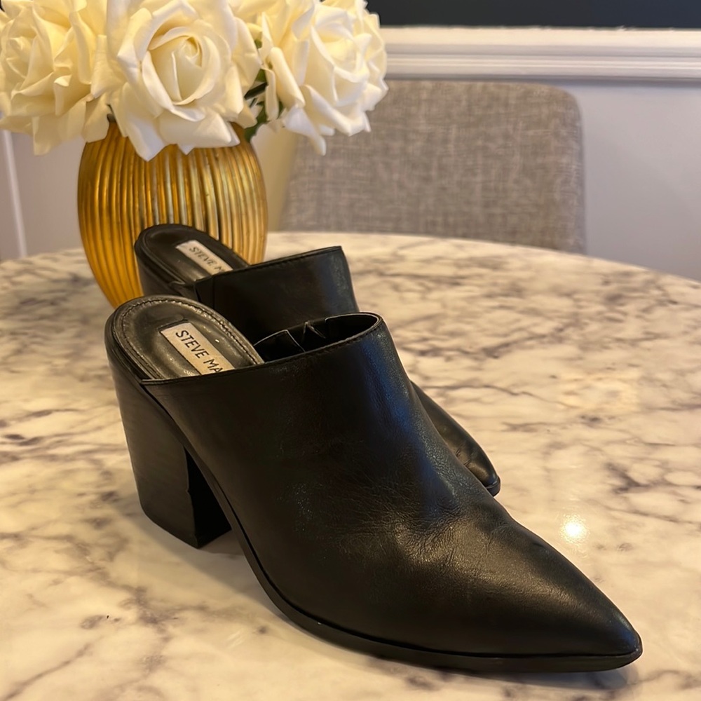 Steve Madden Leather Mules
